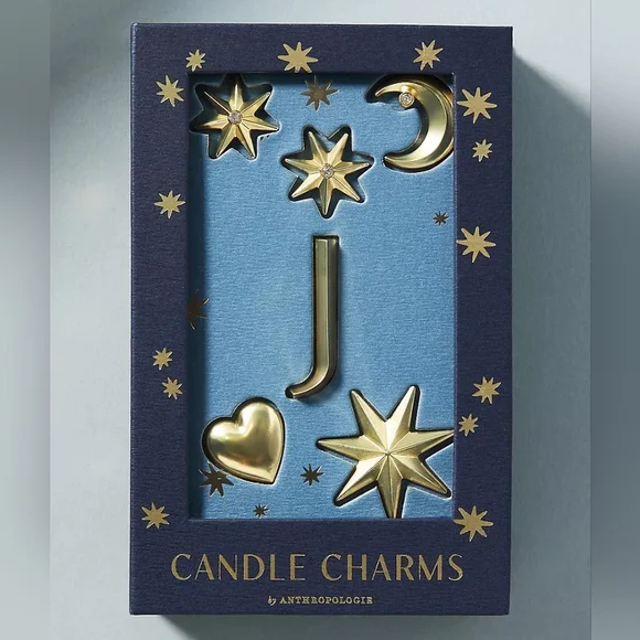 Anthropologie Monogram Candle Charms, Various. New In Box - Picture 5 of 8